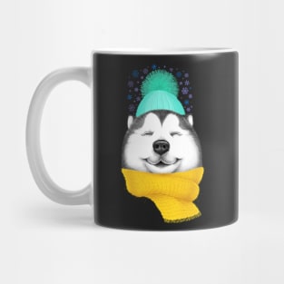 Winter Husky Mug